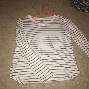 Girls v neck long sleeve
